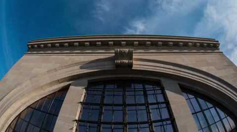 Building and Sky Time Lapse Stock Footage 64415217