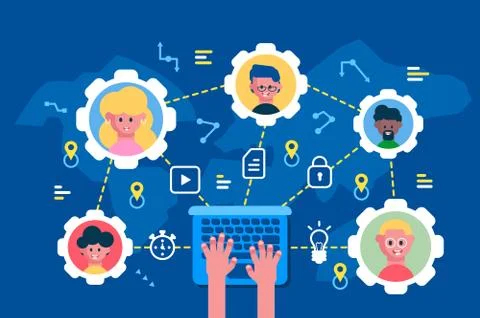 Building and sustaining effective team development Stock Illustration