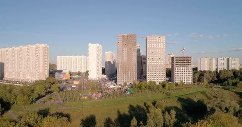 Building apartment complex orbit low. aerial. cc 201881418556 15 Stock Footage 112000200