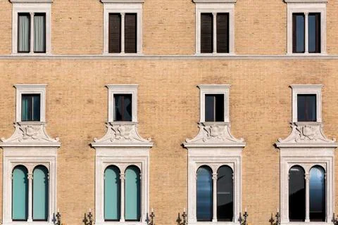 Building with arched windows Stock Photos