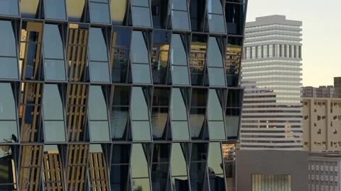 Building Architecture With Amazing Reflections Stock-Footage 205570264