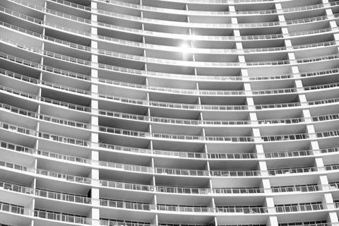 Building architecture background with glare. architecture background and facade. Stock Photos