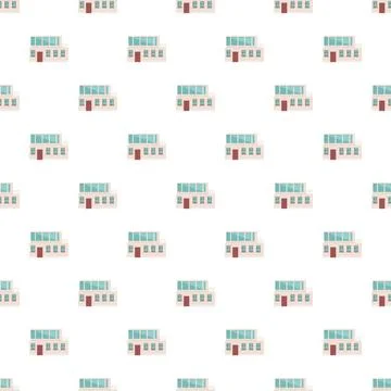 Building architecture pattern creating house construction background Stockillustratie