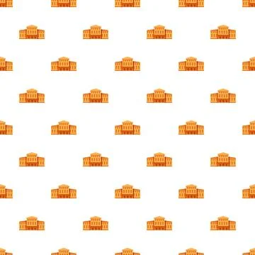 Building architecture pattern creating seamless background design Stock Illustration