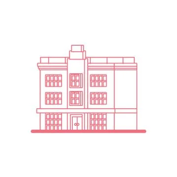 Building architecture skyscraper structure design Ilustración de archivo