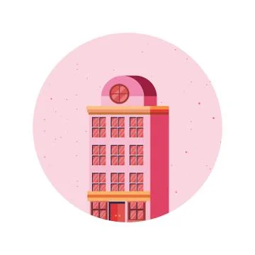 Building architecture skyscraper structure design Ilustración de archivo