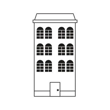 Building architecture structure classic Ilustración de archivo