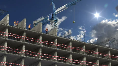 Building area concept Stock Footage 37857548