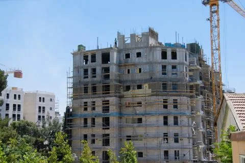 Building area in jerusalem Stock Photos