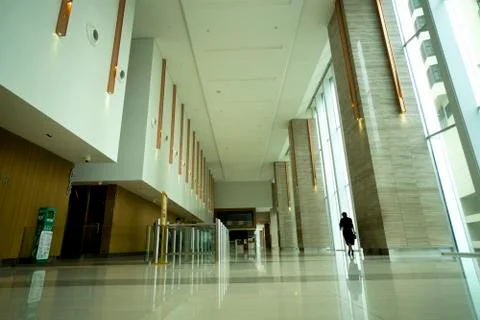 Building Atrium reception hall Foto stock