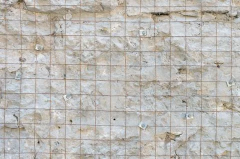 Building background prepared surface of the facade wall of the building with a Stock Photos