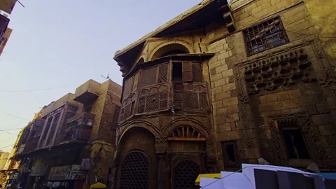 A building with a balcony Stock Footage 292262692