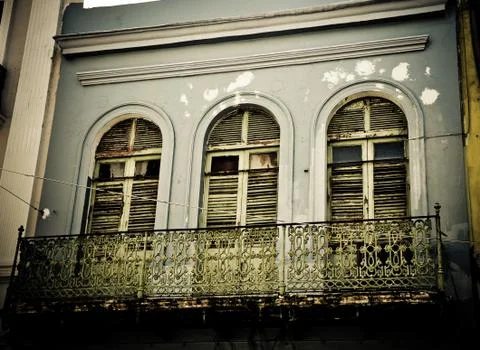 Building balcony Stock Photos