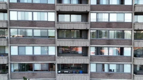 Building Balconys Stock Footage 280609282