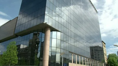 Building, bank, windows Видео 10912537
