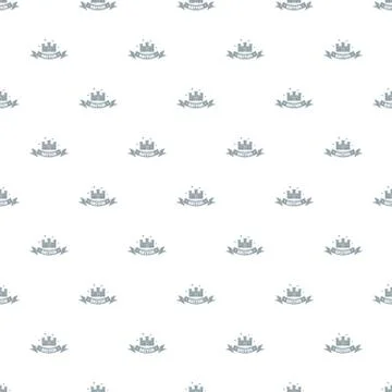 Building bastion pattern vector seamless Stock Illustration