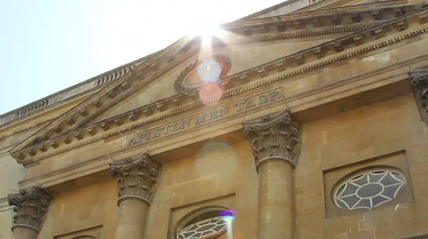 A building in Bath, UK Stock Footage 37901827