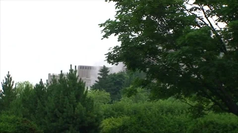Building being blown up Stock Footage 153422499