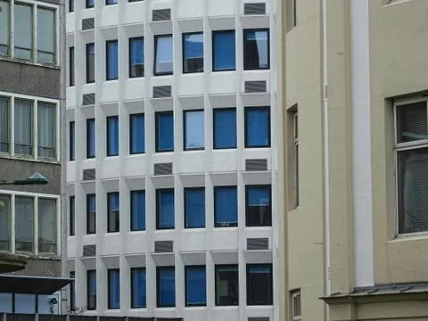 Building Between Buildings Architecture Stock Photos