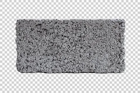 Building block created from expanded clay slag chips of different sizes wit.. Stock Photos