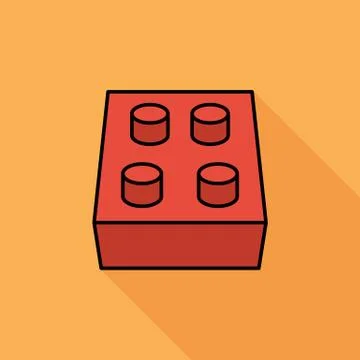 Building block icon Ilustración de archivo