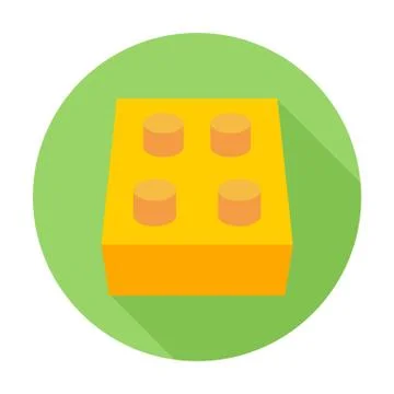 Building block icon Ilustración de archivo