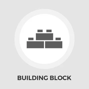 Building block icon Ilustración de archivo