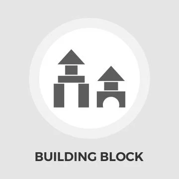 Building block icon Stock Illustration