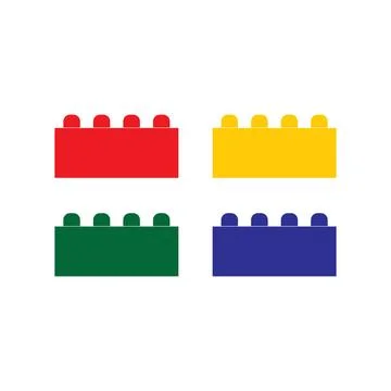 Building block icon Stock Illustration