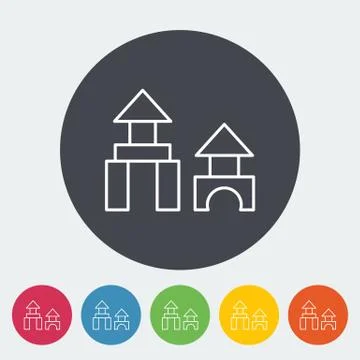 Building block Stock Illustration