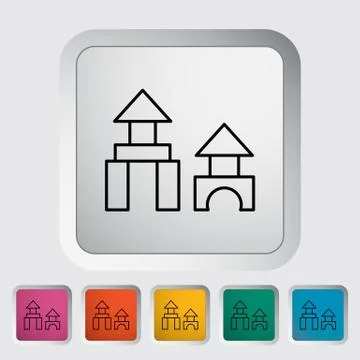 Building block Ilustración de archivo