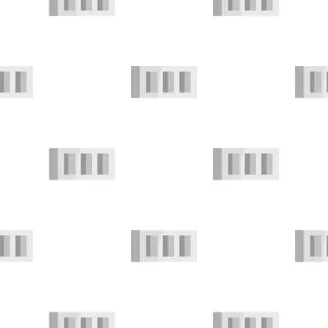 Building block pattern flat Illustrazione stock