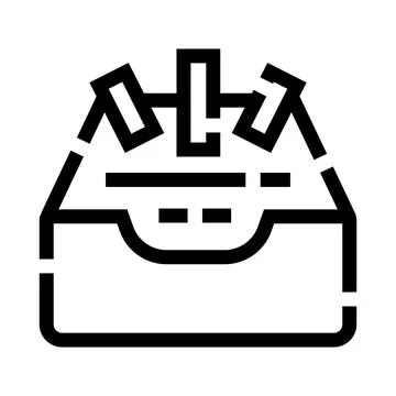Building blocks construction playing toy icon symbol Stock Illustration