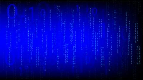 The Building Blocks of the Digital Binary Code Stock Illustration