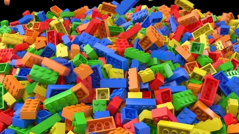 Building Blocks Filling Loop Stockbeeldmateriaal 106544085