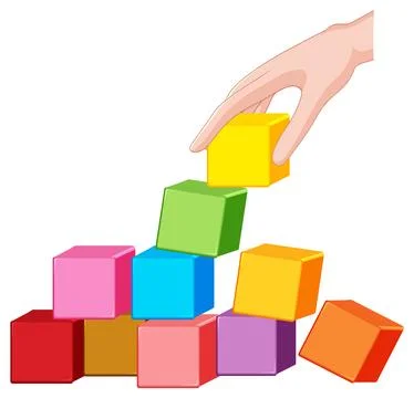 Building Blocks of Growth Stock Illustration