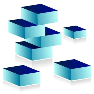 Building blocks Stock Illustration