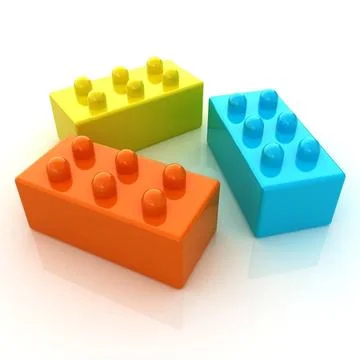 Building blocks on white Building blocks on white Copyright: xZoonar.com/S... Fotos de archivo