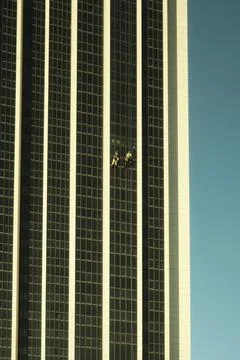 Building with blue sky in the downtown Stock Photos
