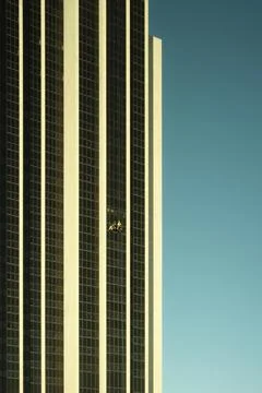 Building with blue sky in the downtown Stock Photos