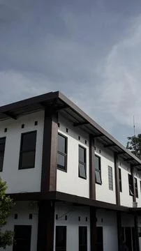 Building with blue sky Foto stock