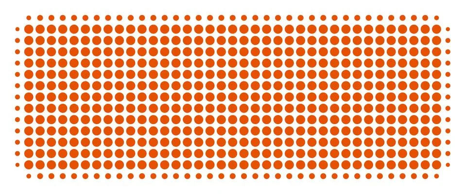 Building Brick Halftone Icon Stock Illustration