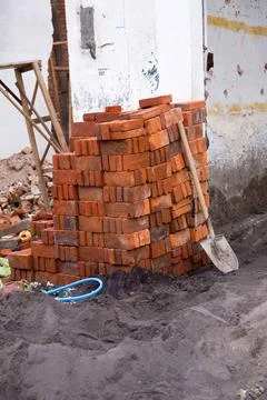 Building with bricks building with bricks on a stack Copyright: xZoonar.co... Stock Photos