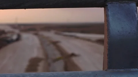 Building a bridge Stock Footage 113321444