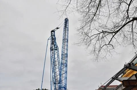 Building a bridge Stock Photos