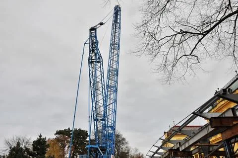 Building a bridge Stock Photos