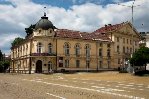 Building of Bulgarian Academy of Sciences in Sofia, Bulgaria. Stock Photos