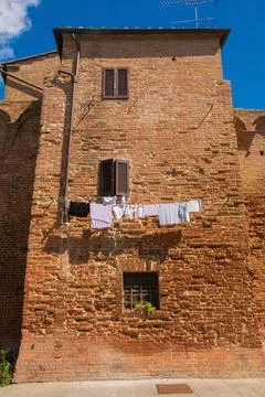Building in Buonconvento Stock Photos