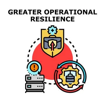 Building business operational resilience with data and process management Ilustración de archivo