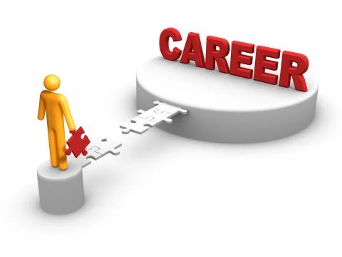 Building career Stock Illustration